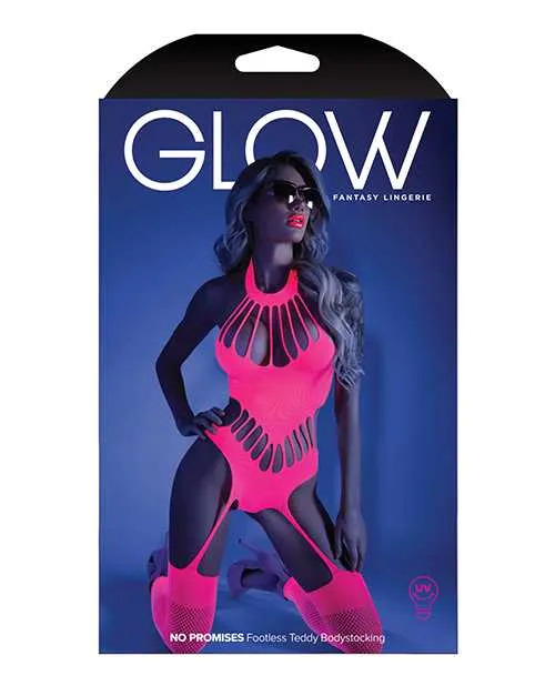 Dildos Glow By Fantasy Lingerie Glow Black Light Footless Teddy Bodystocking Neon Pink OS Dildos Glow By Fantasy Lingerie Glow Black Light Footless Teddy Bodystocking Neon Pink OS