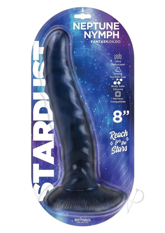Dildos Hott Products Stardust Neptune Nymph Silicone Dildo Purple