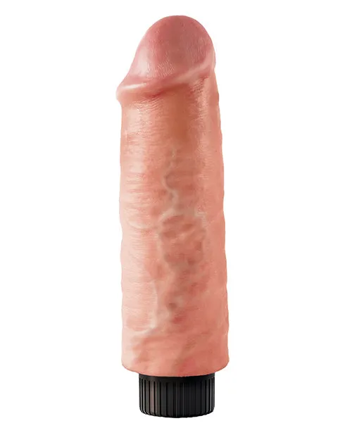 Dildos King Cock King Cock Vibrating Dildo 6in Vanilla