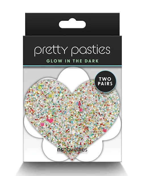 Dildos Pretty Pasties Pretty Pasties Heart and Flower Glow in the Dark Multicolor Dildos Pretty Pasties Pretty Pasties Heart and Flower Glow in the Dark Multicolor