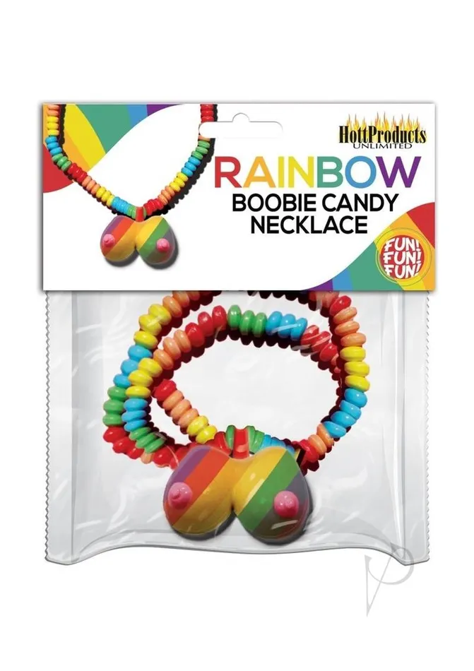 Dildos Rainbow Rainbow Boobie Candy Necklace