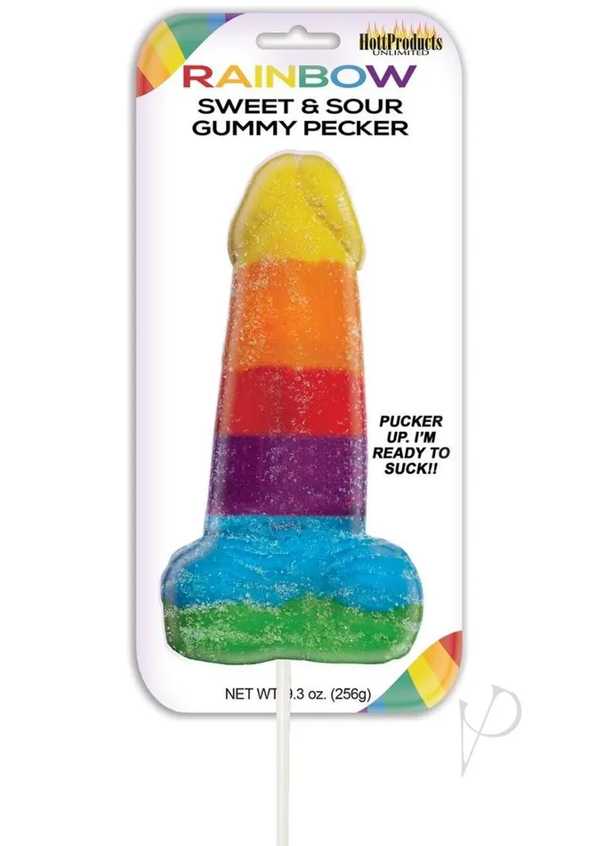 Dildos Rainbow Rainbow Sweet and Sour Jumbo Gummy Pecker