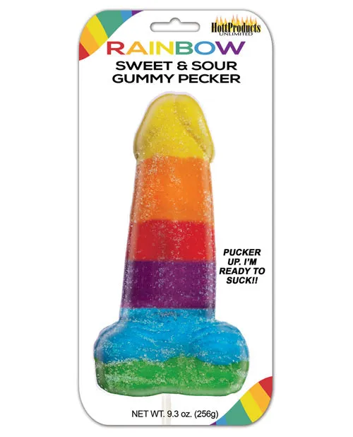 Dildos Rainbow Rainbow Sweet and Sour Jumbo Gummy Pecker