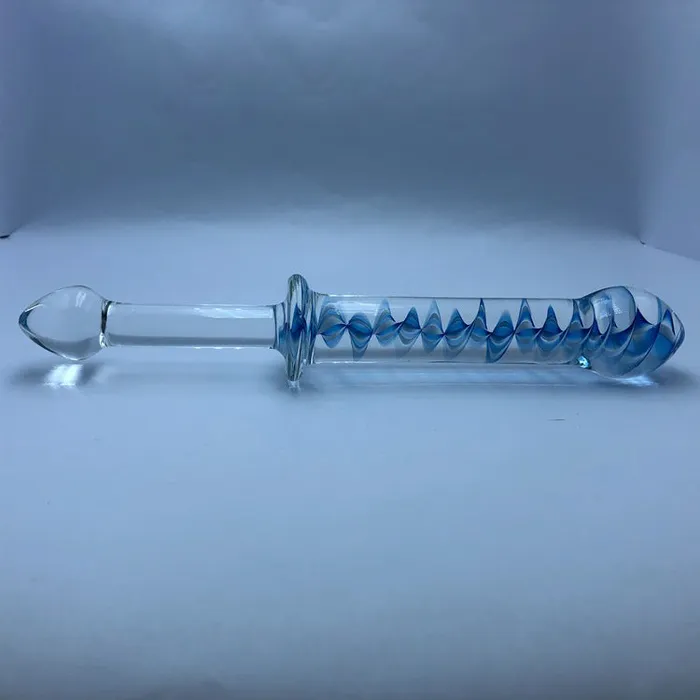 Dildos Wild Night Fantasies Glass Double Ended Dildo 8 Inch