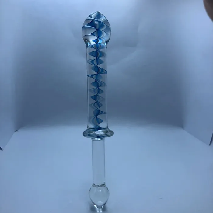 Dildos Wild Night Fantasies Glass Double Ended Dildo 8 Inch