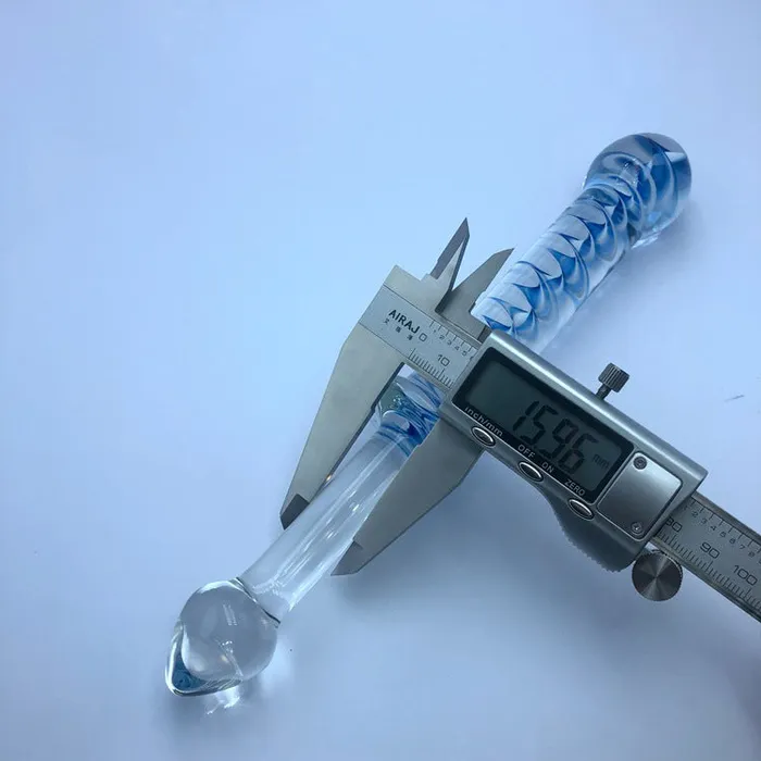 Dildos Wild Night Fantasies Glass Double Ended Dildo 8 Inch