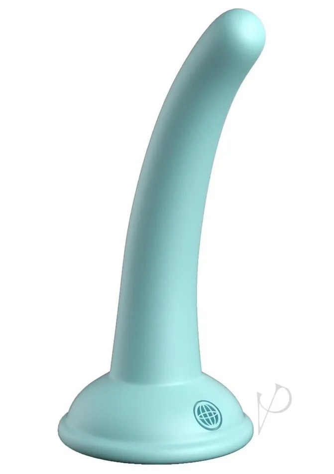 Dillio Platinum Curious Five Silicone Dildo 5in Teal Dillio Dildos