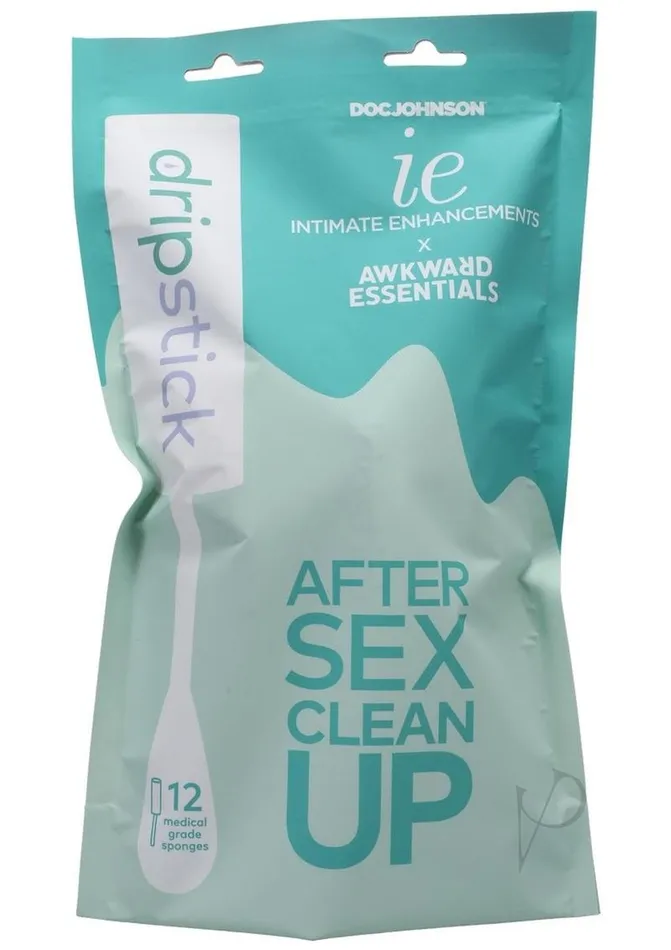 Doc Johnson Couples Intimate Enhancements Awkward Essentials Dripsticks After Sex Clean Up Bag 12 per Pack Doc Johnson Couples Intimate Enhancements Awkward Essentials Dripsticks After Sex Clean Up Bag 12 per Pack