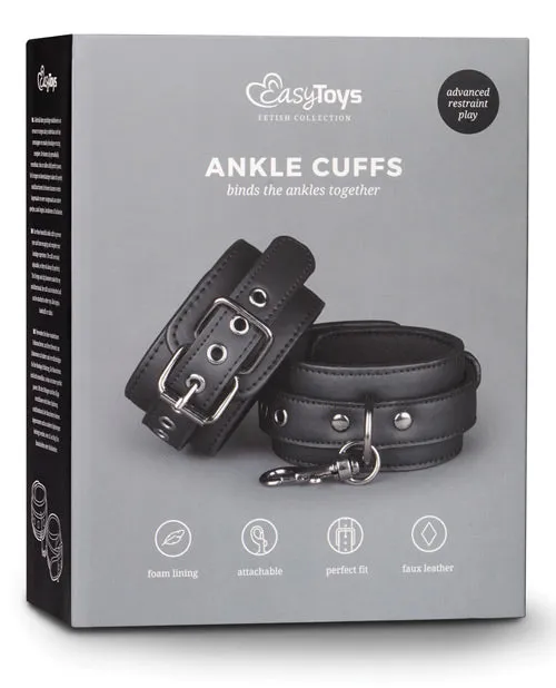 Easy Toys Easy Toys Fetish Ankle Cuffs Black Couples