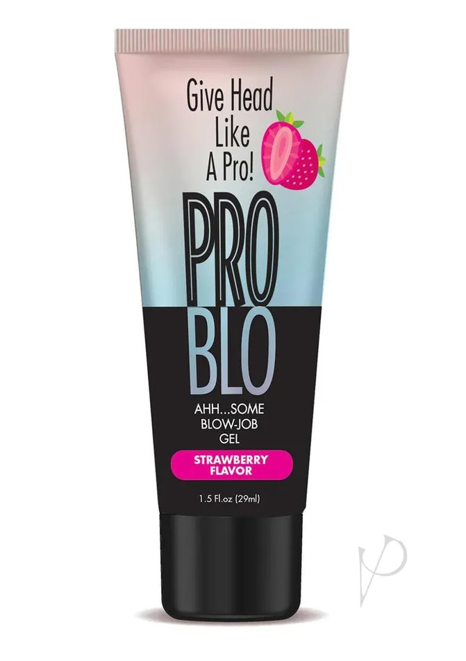 Enhancers Problo ProBlo Oral Pleasure Flavored Gel 15oz Strawberry