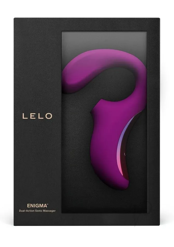 Enigma Rechargeable Dual Stimulator Deep Rose Magenta Lelo Female Sex Toys Enigma Rechargeable Dual Stimulator Deep Rose Magenta Lelo Female Sex Toys
