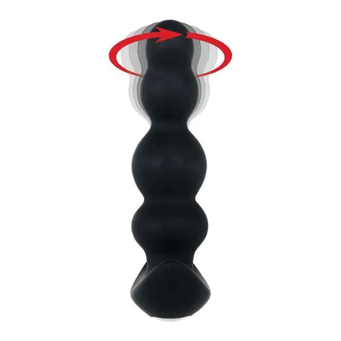 Evolved Bump N Groove Black Rechargeable Butt Plug Wild Night Fantasies Anal