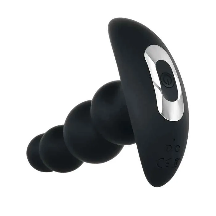 Evolved Bump N Groove Black Rechargeable Butt Plug Wild Night Fantasies Anal