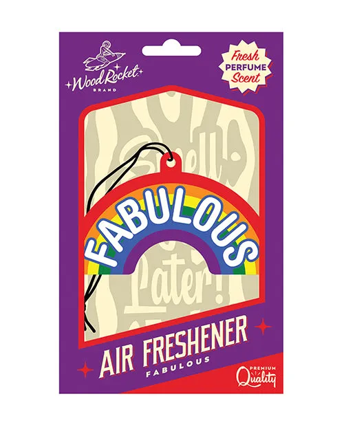 Fabulous Air Freshener Multicolor Wood Rocket Vibrators
