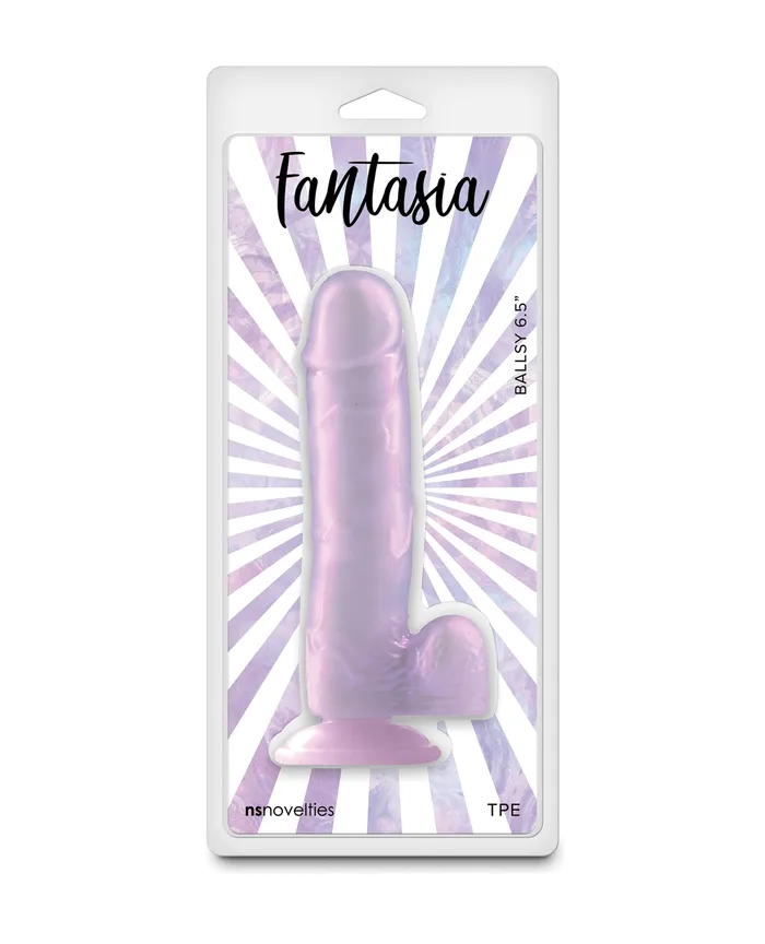 Fantasia Fantasia Ballsy Dildo 65in Purple Dildos