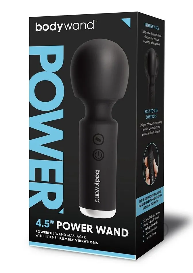 Female Sex Toys Bodywand Bodywand Power Wand Rechargeable Silicone Wand Massager 45in Black Female Sex Toys Bodywand Bodywand Power Wand Rechargeable Silicone Wand Massager 45in Black