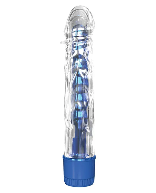 Female Sex Toys Classix Classix Mr Twister Vibrator with Sleeve Set Blue