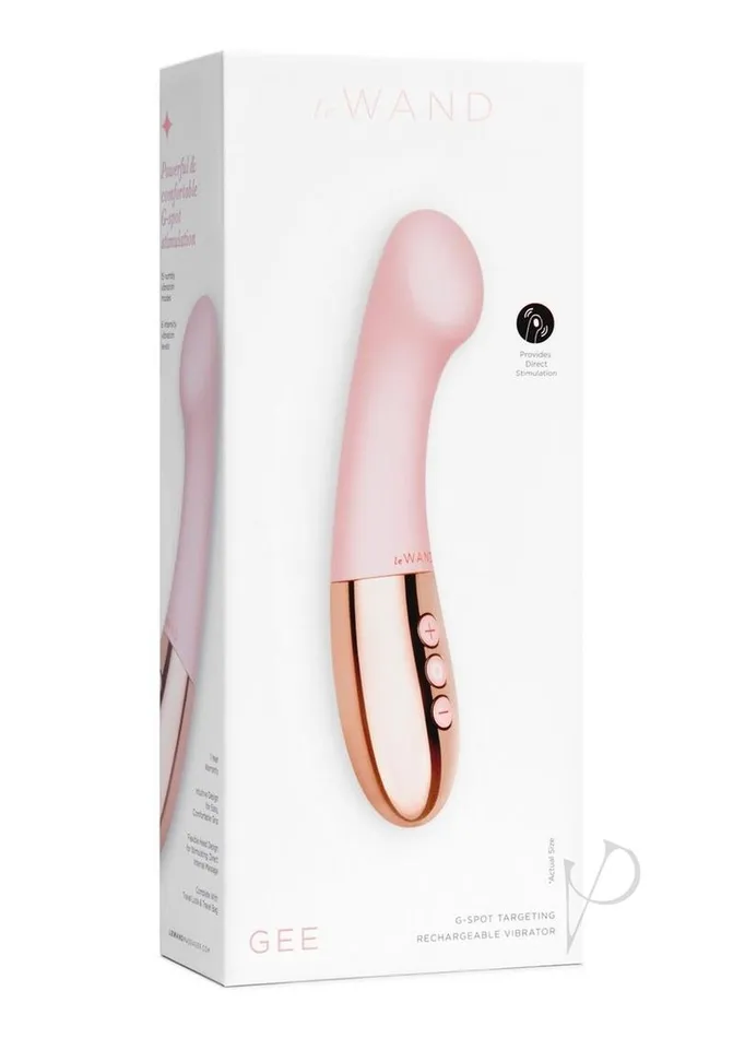 Female Sex Toys Le Wand Le Wand Gee Rechargeable Silicone GSpot Vibrator Rose Gold Female Sex Toys Le Wand Le Wand Gee Rechargeable Silicone GSpot Vibrator Rose Gold
