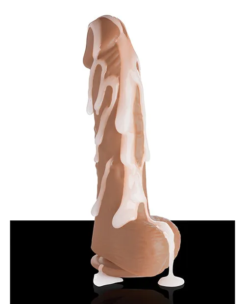Female Sex Toys Loadz Loadz Vibrating Squirting Dildo with Remote Control 85in Caramel