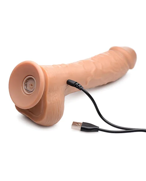 Female Sex Toys Loadz Loadz Vibrating Squirting Dildo with Remote Control 85in Caramel