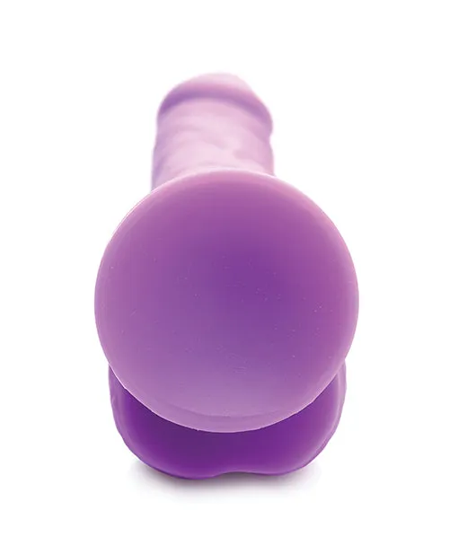 Female Sex Toys Lollicock Lollicock Silicone Dildo with Balls 7in Grape