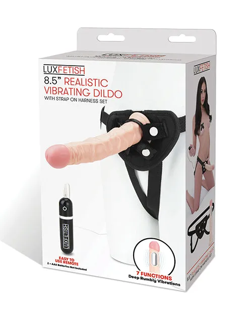 Female Sex Toys Lux Fetish 85 Realistic Vibrating Dildo wStrap On Harness Set Lux Female Sex Toys Lux Fetish 85 Realistic Vibrating Dildo wStrap On Harness Set Lux