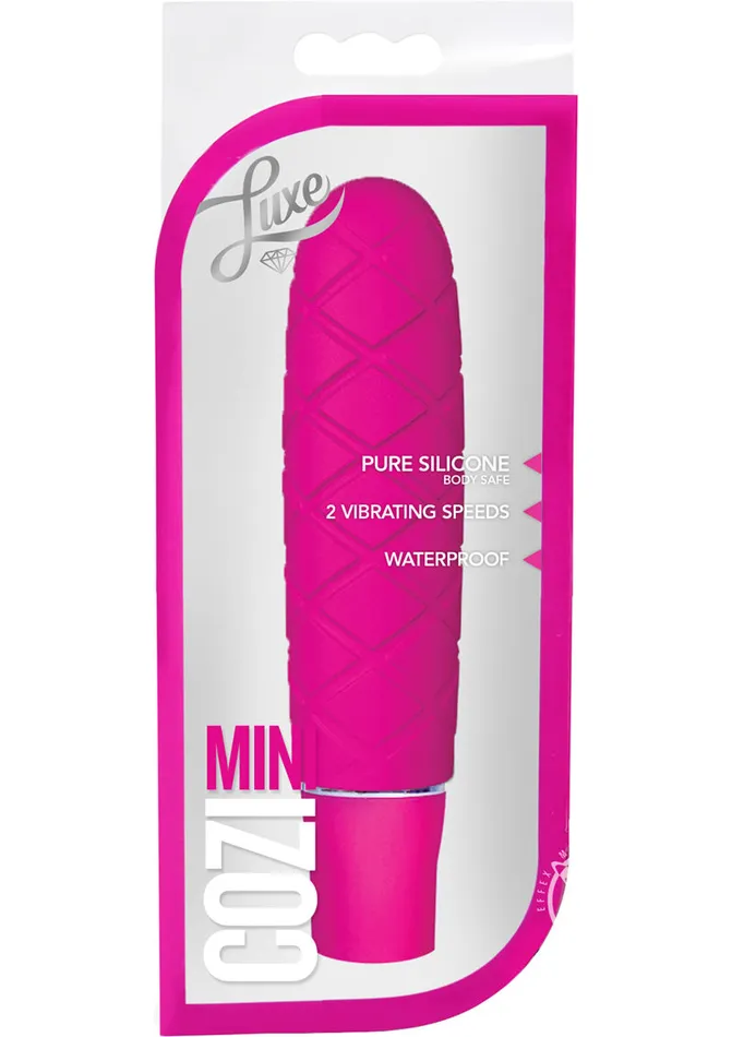Female Sex Toys Luxe Cozi Mini Silicone Vibrator Fuchsia Luxe