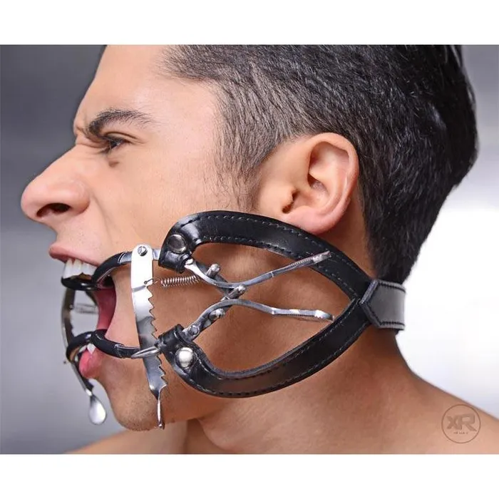 Female Sex Toys Master Series Ratchet Style Jennings Mouth Gag with Strap
