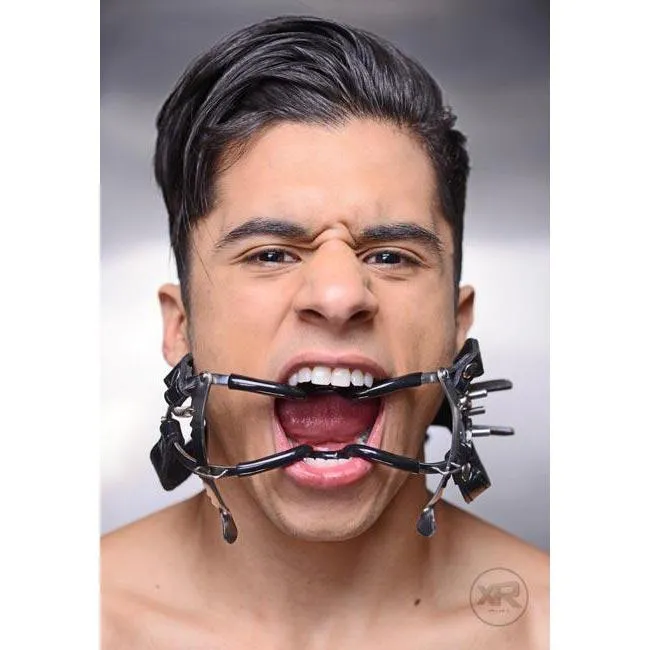 Female Sex Toys Master Series Ratchet Style Jennings Mouth Gag with Strap