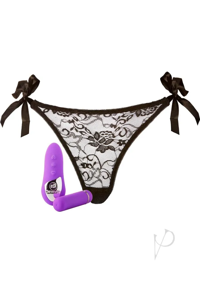 Female Sex Toys Nu Sensuelle Pleasure Panty Vibe Rechargeable Silicone with Bullet and Remote Control Purple Nu Sensuelle