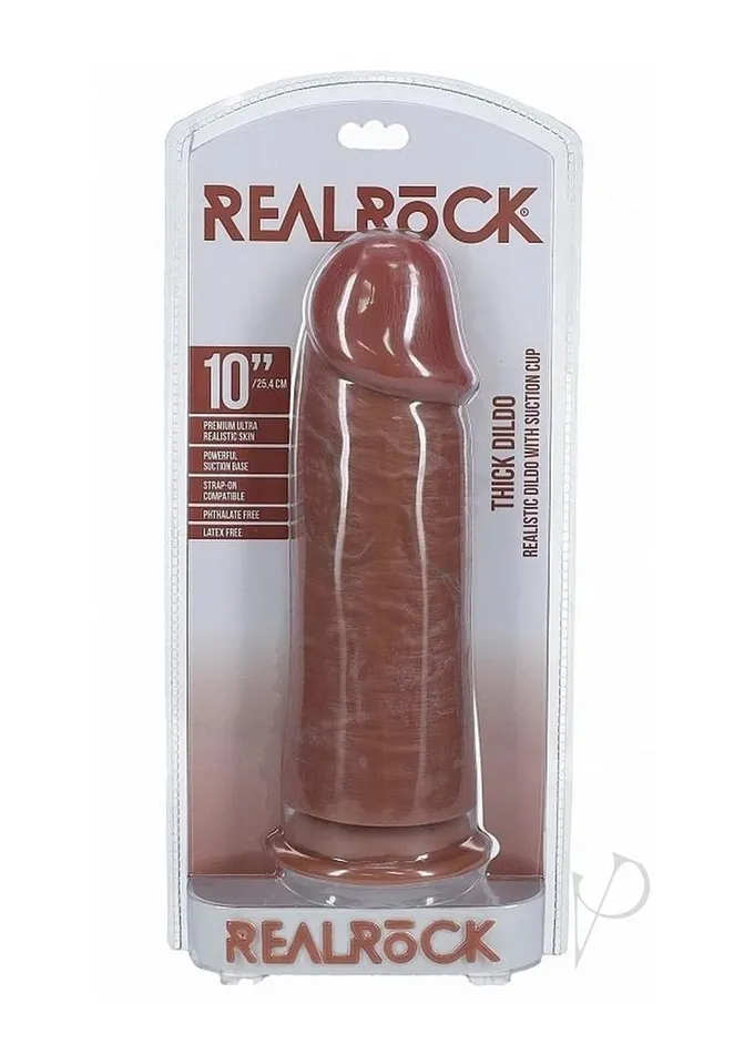 Female Sex Toys Real Rock RealRock Ultra Realistic Skin Extra Thick Dildo 10in Caramel Female Sex Toys Real Rock RealRock Ultra Realistic Skin Extra Thick Dildo 10in Caramel