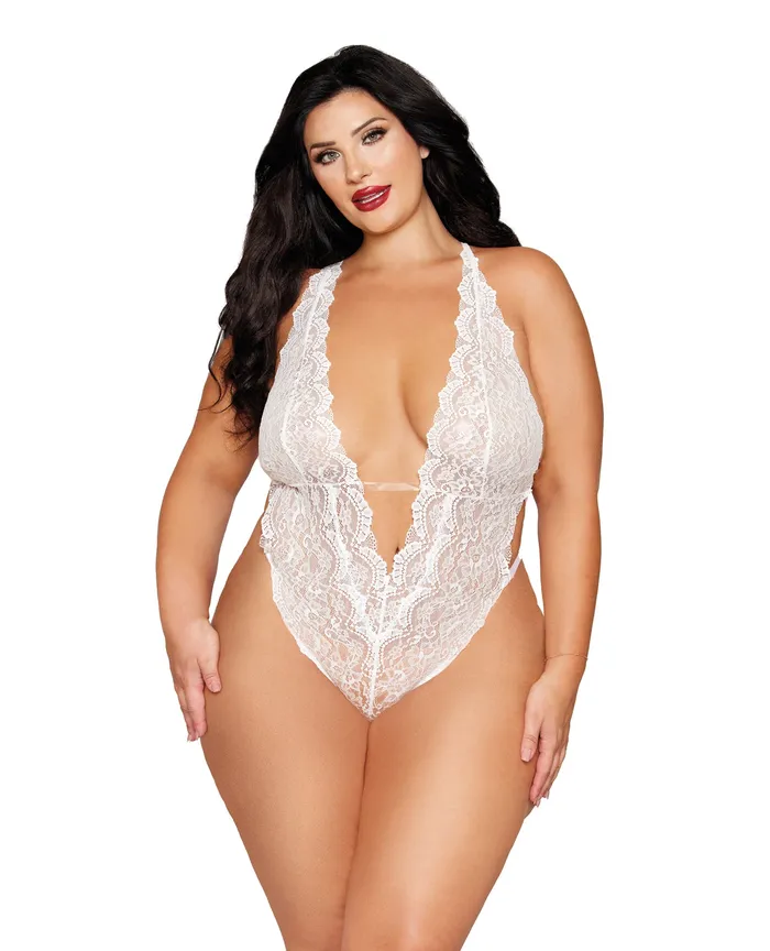 Female Sex Toys Red Diamond Stretch Lace Teddy wRemovable Pearl Harness White QN Female Sex Toys Red Diamond Stretch Lace Teddy wRemovable Pearl Harness White QN