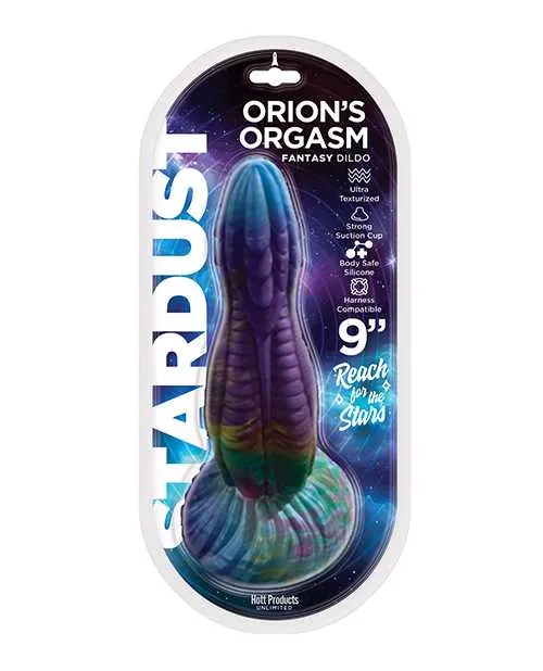 Female Sex Toys Stardust Stardust Orions Orgasm Silicone Dildo with Suction Cup 6in Multicolor
