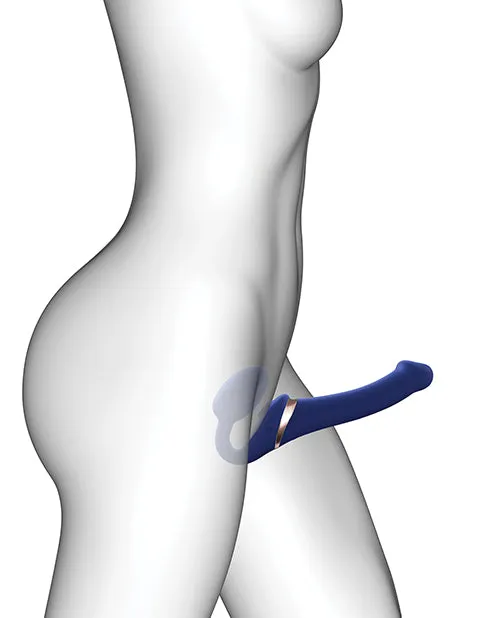 Female Sex Toys Strap On Me Strap on Me Multi Orgasm Bendable Strapless Strap on Medium Night Blue