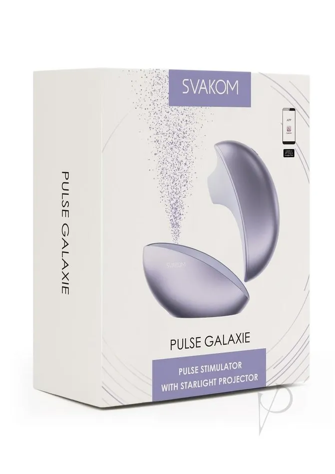 Female Sex Toys Svakom Svakom Pulse Galaxie App Control Rechargeable Silicone Clitoral Stimulator with Remote Control Metallic Lilac Female Sex Toys Svakom Svakom Pulse Galaxie App Control Rechargeable Silicone Clitoral Stimulator with Remote Control Metallic Lilac
