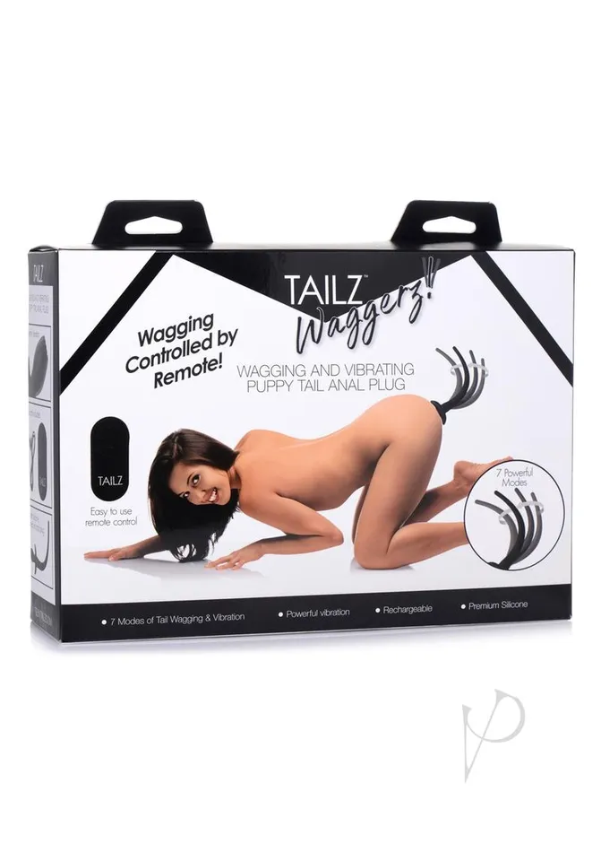 Female Sex Toys Tailz Tailz Waggerz Moving and Vibrating Silicone Rechargeable Puppy Tail with Remote Control Black Female Sex Toys Tailz Tailz Waggerz Moving and Vibrating Silicone Rechargeable Puppy Tail with Remote Control Black