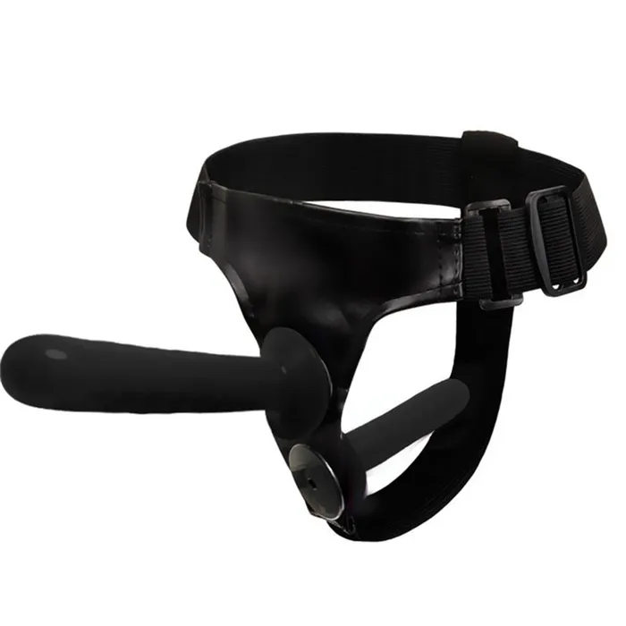 Female Sex Toys Wild Night Fantasies Black Harness Strap On Double Dildo