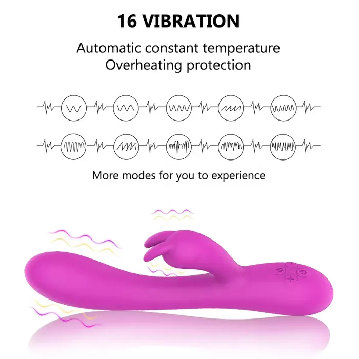 Female Sex Toys Wild Night Fantasies Luxury Heating Rabbit Vibrator