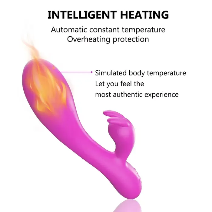 Female Sex Toys Wild Night Fantasies Luxury Heating Rabbit Vibrator