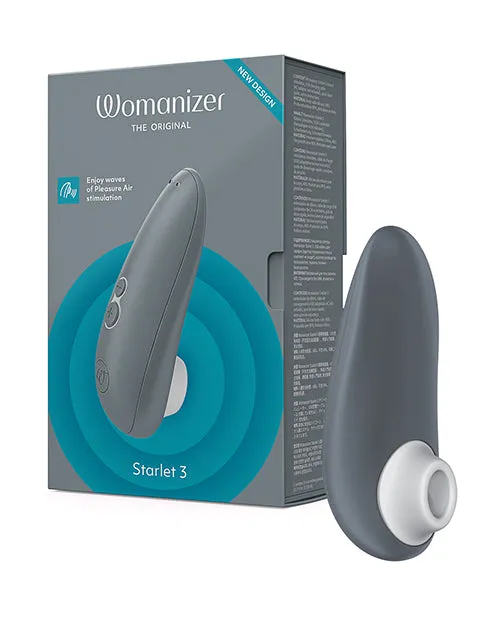 Female Sex Toys Womanizer Starlet 3 Rechargeable Silicone Clitoral Stimulator Gray Womanizer Female Sex Toys Womanizer Starlet 3 Rechargeable Silicone Clitoral Stimulator Gray Womanizer