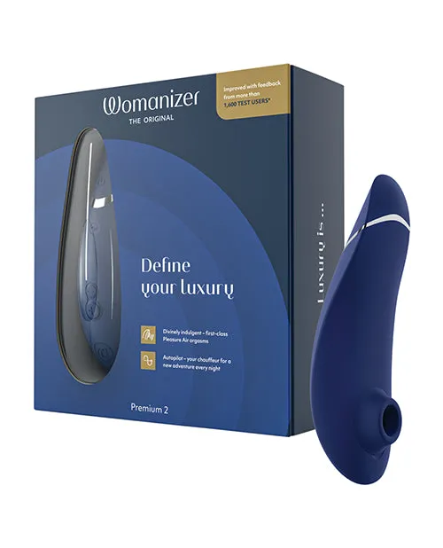 Female Sex Toys Womanizer Womanizer Premium 2 Rechargeable Silicone Clitoral Stimulator Blueberry Female Sex Toys Womanizer Womanizer Premium 2 Rechargeable Silicone Clitoral Stimulator Blueberry