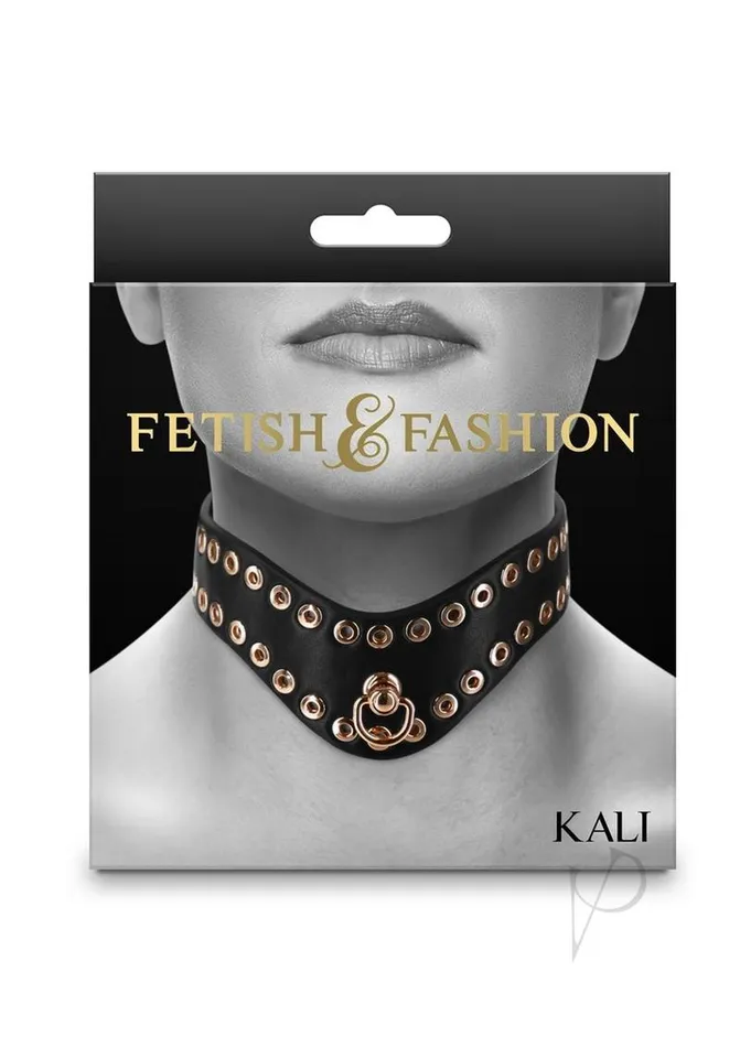 Fetish And Fashion Anal Fetish and Fashion Kali Collar BlackGold