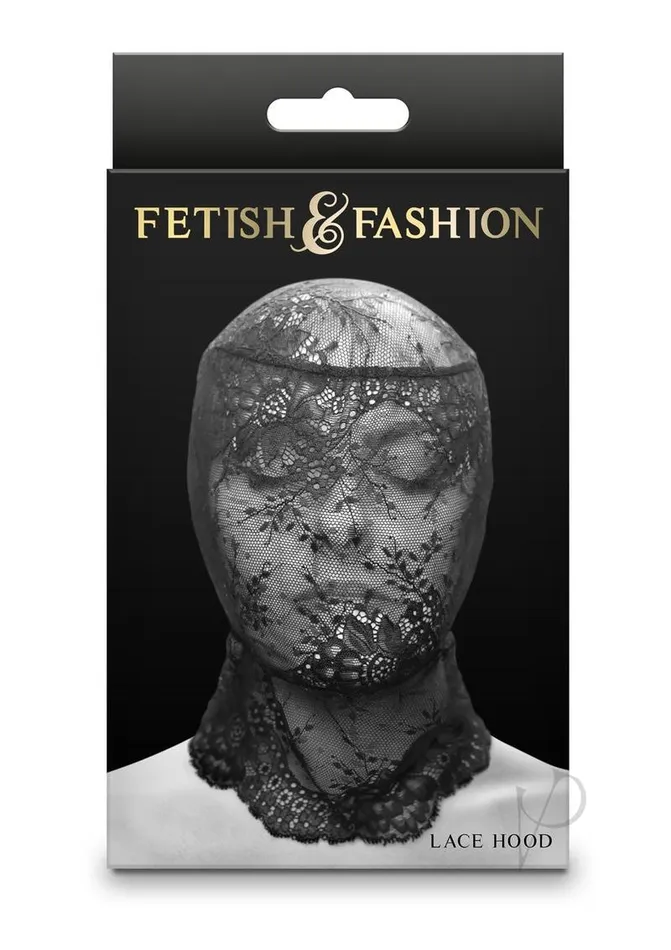 Fetish and Fashion Lace Hood Black Fetish And Fashion Anal