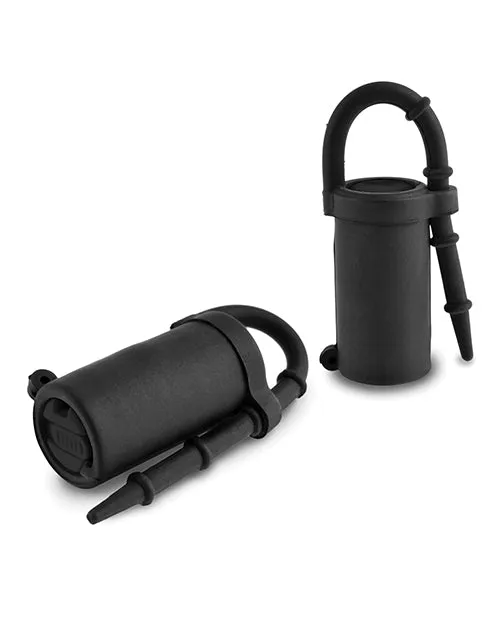 Fetish Fantasy Series Limited Edition Couples Fetish Fantasy Series Limited Edition Vibrating Silicone Nipple Teazers Black