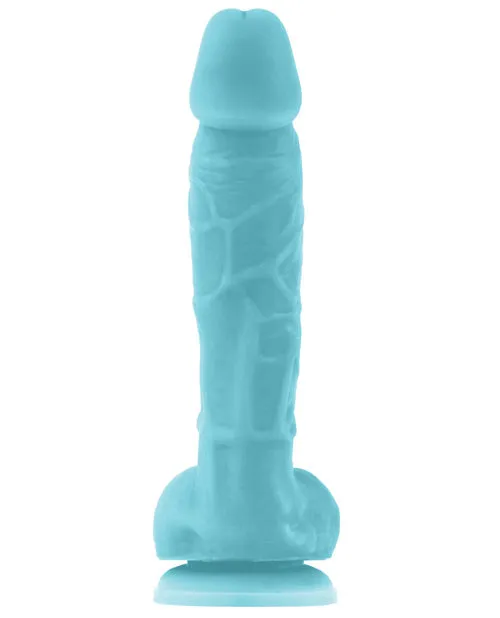 Firefly Dildos Firefly 5 Inch Pleasures Silicone Glow In The Dark Dildo 5in Blue