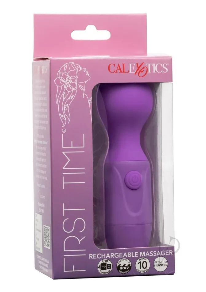First Time Female Sex Toys First Time Rechargeable Silicone Massager Purple First Time Female Sex Toys First Time Rechargeable Silicone Massager Purple