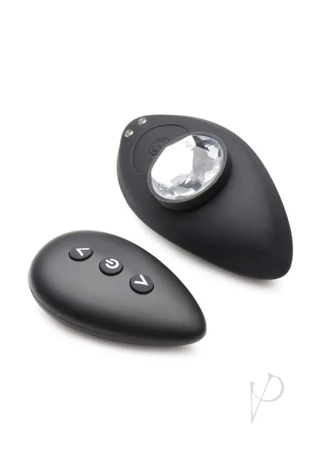 Frisky Naughty Knickers Bling Edition Silicone Panty Vibe with Remote Control Black Frisky Female Sex Toys