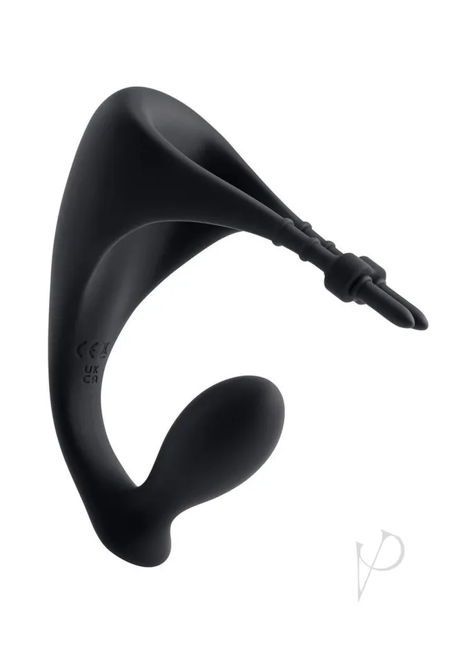 Gender X Anal Gender X Back It Up Rechargeable Silicone Vibrating Butt Plug with Remote Control Black