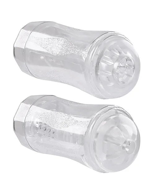 Gender X Male Sex Toys Gender X Double Fantasy Dual End Stroker Clear
