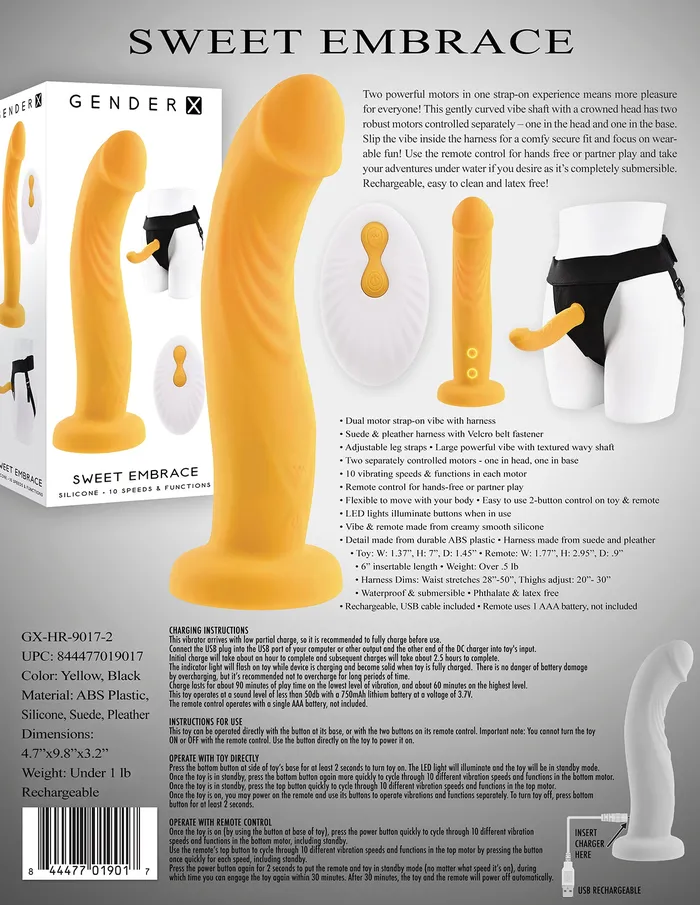 Gender X Sweet Embrace SimpleeDiscreet Vibrators